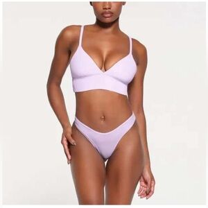 SKIMS Intimates and Sleepwear, Triangle Longline Bra - Lily